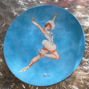 Vintage Ice Princess Collectors Plate ⛸🧊